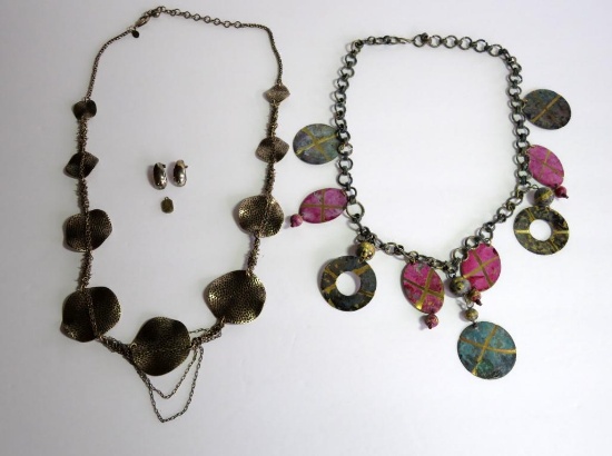 Modern metal jewelry