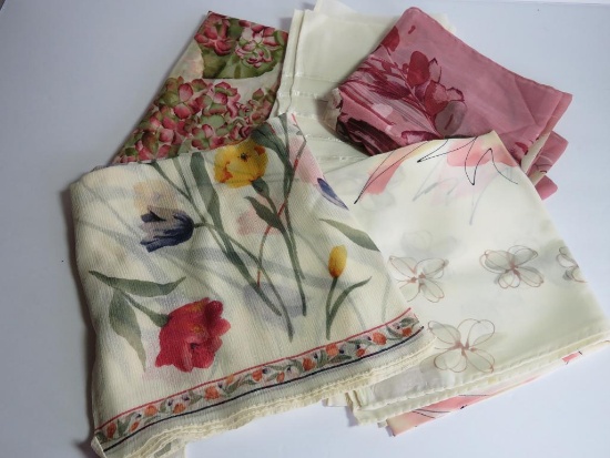 4 Designer scarves