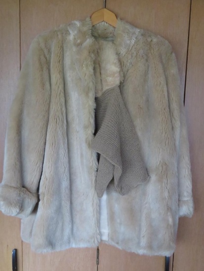 Faux Fur jacket and hat, Versaille by Hillmoor