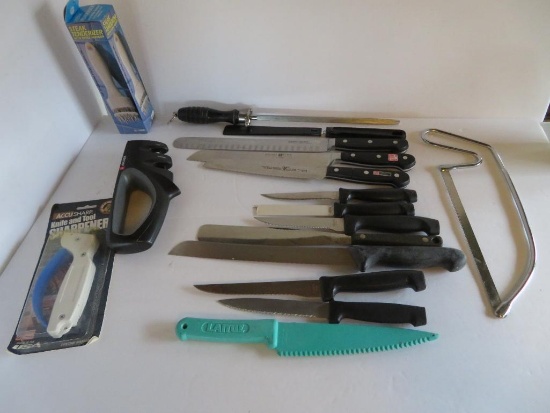 Wustof knife sharpener, Henckel, Wustoff, and Solingen knives