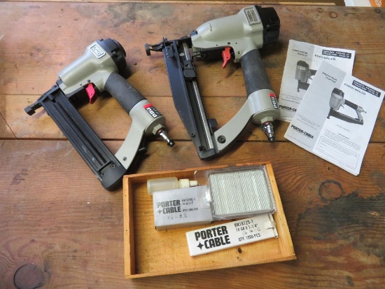 Porter Cable brad nailer and finish nailer