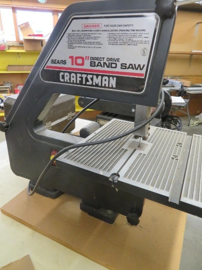 10" direct drive Craftsman band saw, table top