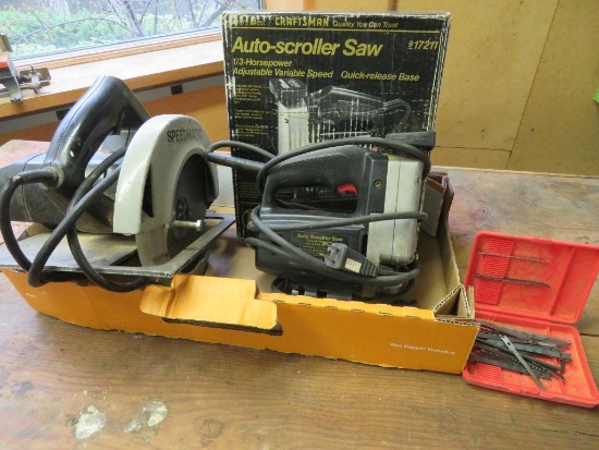 Circular saw and scroller saw