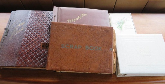 Vintage Photo scrapbooks, travel and wedding