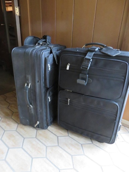 Atlantic luggage, rolling and carryon, four pieces