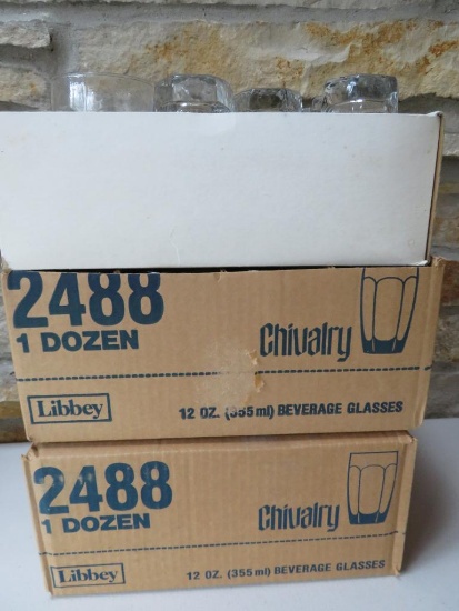 Chivalry beverage glasses, 35, 12 oz
