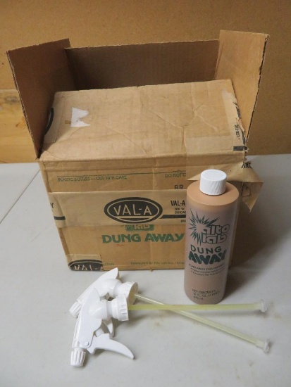 11 bottles of Dung Away, manure cleaner
