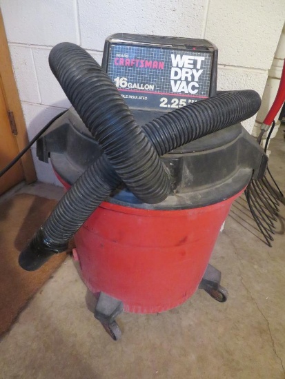 16 gallon Craftsman Wet Dry Vac 2.25 hp