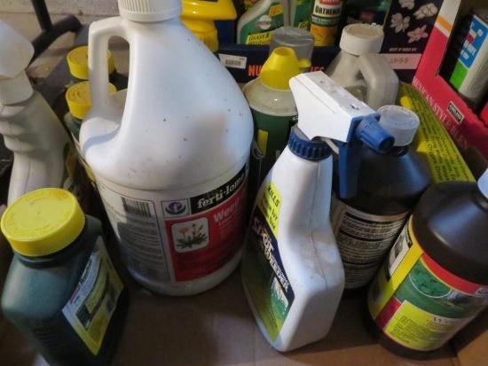 Large lot of Fertilizer and Weed Control