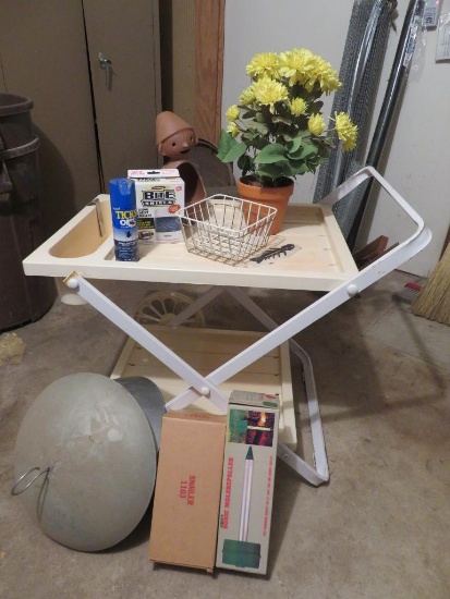 Plastic Garden Cart, floral and pest repellents