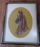1978 Tim Stark original pastel of horse, 17