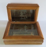 Horse jewelry boxes, awards,1986, 8