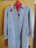 Marvin Richards vintage coat with scarf, necklace and pin