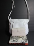 White Leather purse and Ambassador Heiress wallet