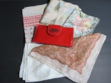 Designer scarves and leather Rolff bit wallet