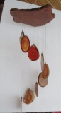 Agate horse decor windchime and horse hair