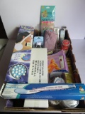 Spa lot, products, lotion applicator, spa gloves