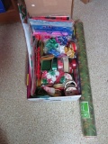 Large lot of Christmas wrapping, bags and bows