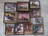 12 Framed color show photographs, 8 x 10