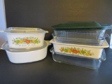 Vintage Corning ware and pyrex dishes