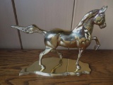 Copper Craft brass horse statue, 8