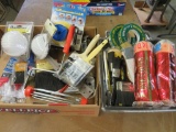 Painting lot, brushes, rollers and accessories