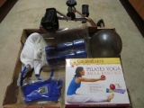 Exercise lot, weights and peddle exerciser