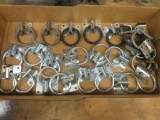 Trailer tie hardware lot, over 20 pieces