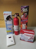 Fire extinguishers, driveway patrol and carbon monoxide detector