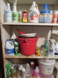 Large lot of cleaning supplies