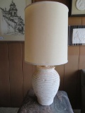 Pottery table lamp, 35