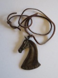 1990 Dimaro bronze horse pendant, 3