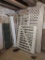 Large lot of shutters, post and wood railings