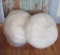 Two bags of non cleaned wool