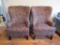 Two upholstered side chairs