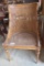 Cane seat and back side chair