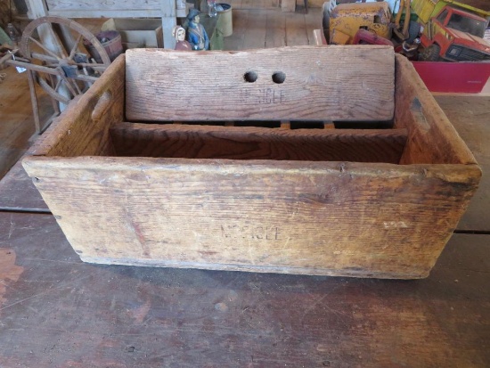 Wood tool carrier sorter box