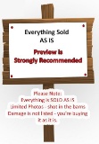 PLEASE NOTE - EVERYTHING SOLD AS IS