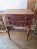 Early two drawer side table