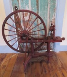 Early Norwegian Spinning Wheel, 36