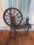 Finnish Style Spinning Wheel, original paint, 40