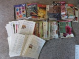 Over 40 spinning and weaving magazines. Spin off, Ply, hand woven