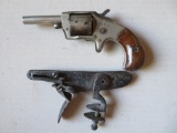 Defender revolver and cast iron Ketland & Co trigger mechanism marked