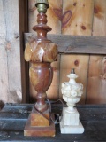 Alabaster lamp bases, 21