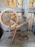 Germanic style spinning wheel, 31