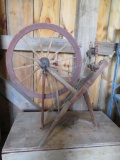 Norwegian Slant Table Spinning Wheel, complete, 34