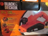 Black and Decker Power Planer, appears never used or lightly used, 3 1/4