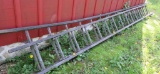 Wooden Extension Ladder, two sections 16' each