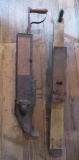 Antique Racine and Fort Atkinson wooden seeder planters, 34