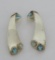 Modernistic DTR Jay King 925 earrings, 1 3/4